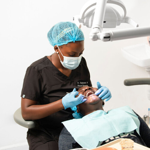Professional teeth cleaning